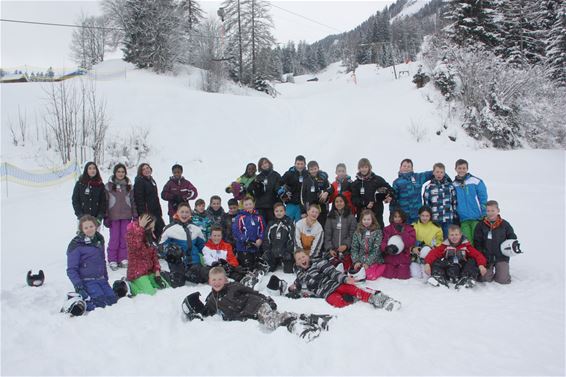 Corneliusschool op sneeuwklassen in Holzgau - Overpelt