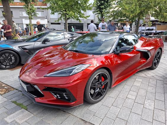 Corvettemeeting in het centrum - Lommel