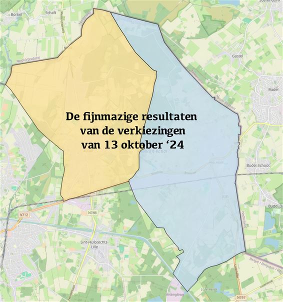 De fijnmazige uitslagen van de verkiezingen - Hamont-Achel