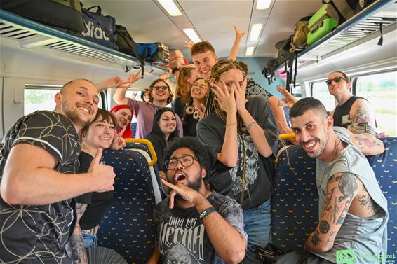 De internationale Rampage festivaltrein - Lommel