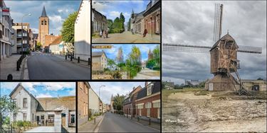 De Poststraat, de huidige Frans Van Hamstraat - Lommel