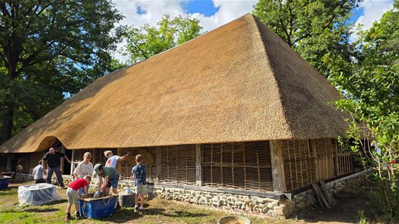 De Schuur van Loomans lemen op Lommeldag - Lommel