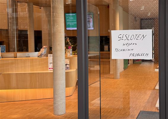 Pelt - De Stroming dicht wegens technisch probleem