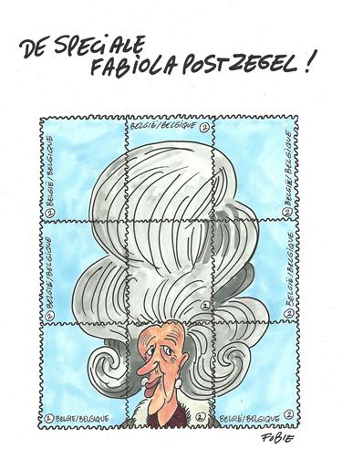 De visie van Fobie: de Fabiola-postzegel