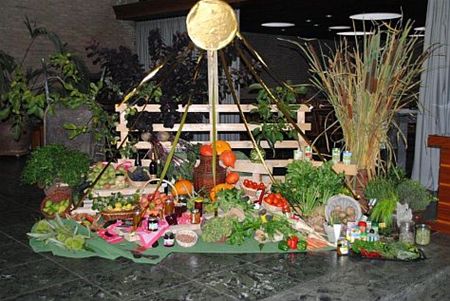 De 'vruchten des velds' in de kerk van het Lo - Hamont-Achel