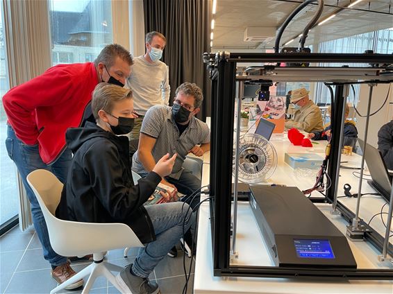 Demo 3D-printing in bibliotheek - Beringen