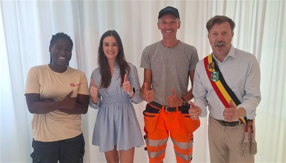 Drie nieuwe medewerkers leggen eed af in Bocholt