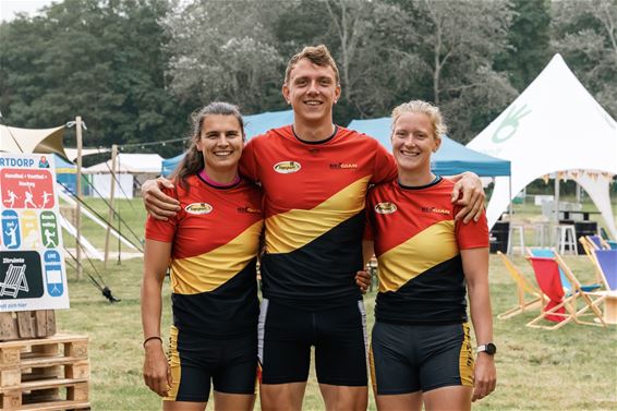 Drie Olympiërs in het Sportdorp - Pelt