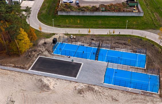 Drie padelvelden klaar op ‘den tennis’ in Eksel - Hechtel-Eksel