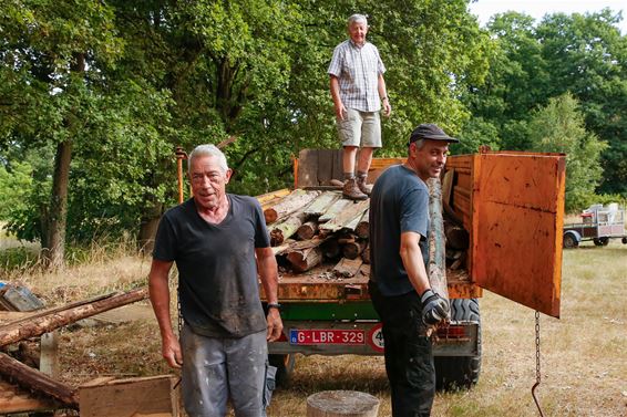 Drie stoere heren in natuurdomein Den Tip - Lommel