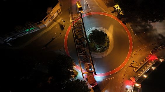 Dronebeelden tonen precisiewerk aan