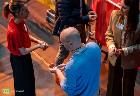 Pelt - Drukke nieuwjaarsreceptie in de sporthal