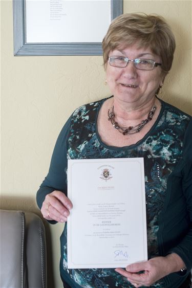 Edith Oeyen is Ridder in de Leopoldsorde - Beringen
