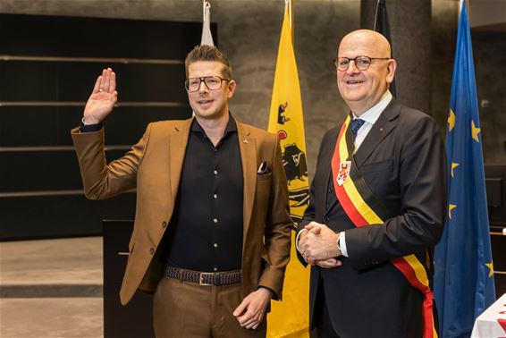 Eedaflegging burgemeester Vints - Beringen