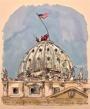 Een nieuwe paus, een nieuwe vlag?