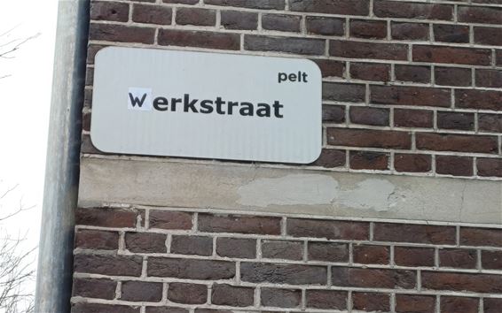 Een nieuwe straatnaam - Pelt