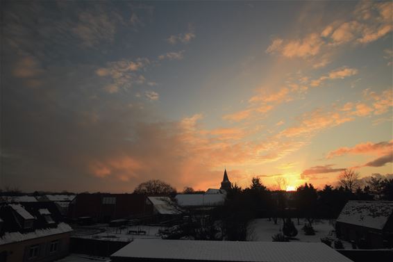 Een prachtige zonsondergang - Peer