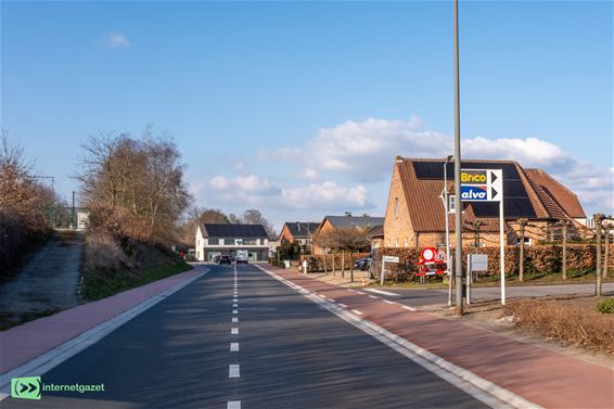 Eenrichtingsverkeer Boseind bij Heerstraat - Pelt