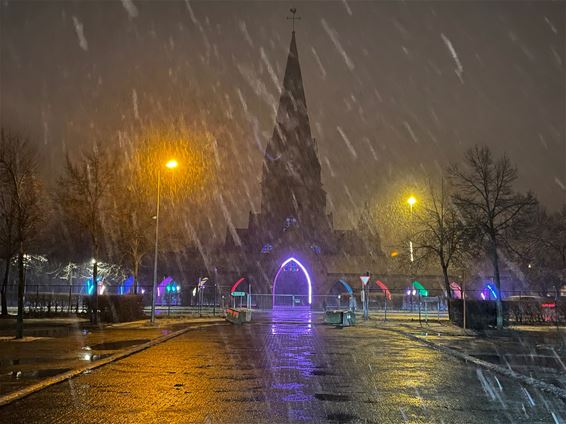 Eerste sneeuwbuien - Beringen