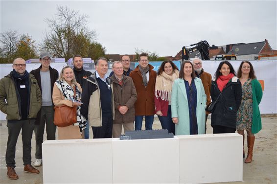 Eerste steenlegging nieuwbouw VIBO Sint-Barbara - Beringen