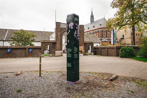 Eerste toegangsmarker voor De Groote Heide onthuld - Hamont-Achel