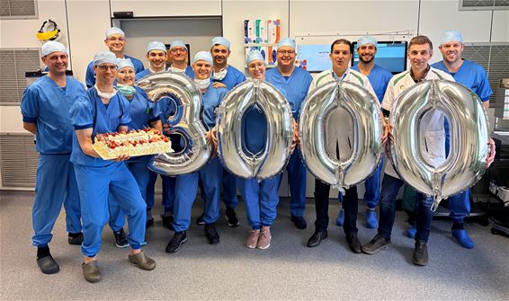 3000ste robot-geassisteerde operatie - Pelt