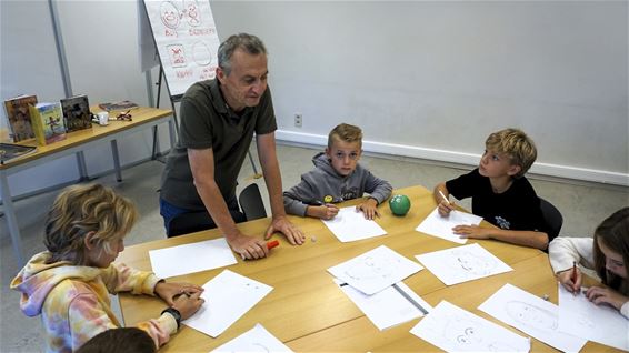 Ensor-workshop Boudewijnschool met Caryl - Lommel