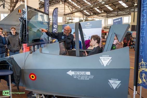 F-35-simulator: trainen zonder op te stijgen - Lommel