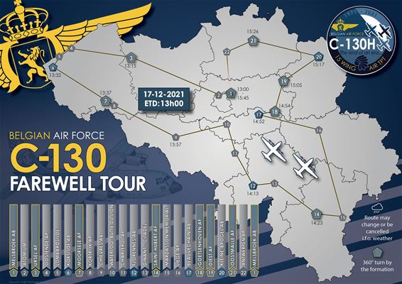 Hechtel-Eksel - Farewell flight C-130