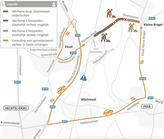 Fase 2 van de werken aan de N747 gaat van start - Hechtel-Eksel