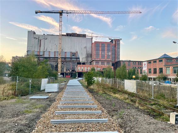 Fietsen onder de kolenwasserij krijgt vorm - Beringen