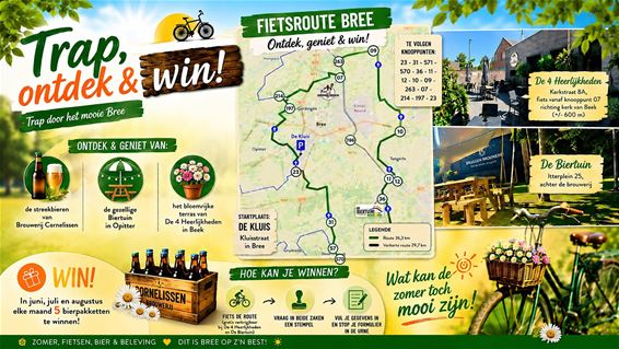 Fietsroute met kans op bierpakket - Bree