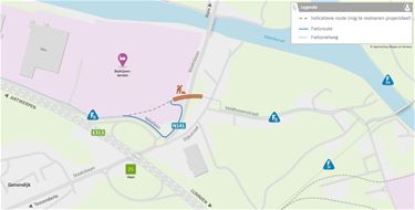 Fietstunnel onder Staatsbaan in Ham