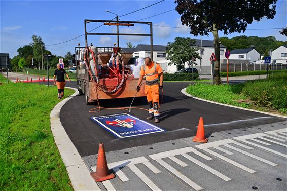 Fietszone rond scholencampus Paal - Beringen