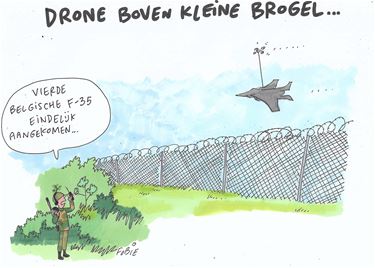 Hechtel-Eksel - Fobie en de drone boven Kleine Brogel