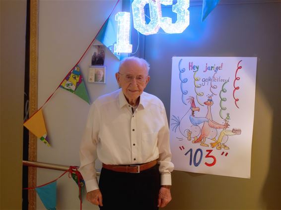 Hamont-Achel - François Stevens viert 103ste verjaardag