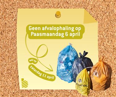 Bree - Geen afvalophaling op Paasmaandag in Bree