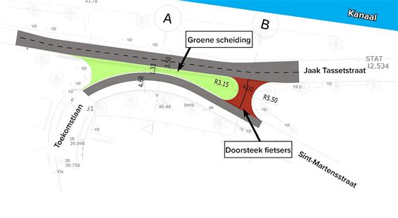 Geen autoverkeer meer langs zuidkant kanaal - Pelt