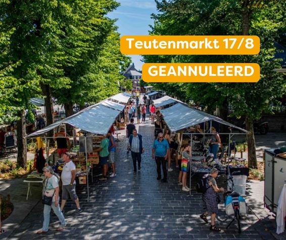 Geen Teutenmarkt vandaag - Lommel