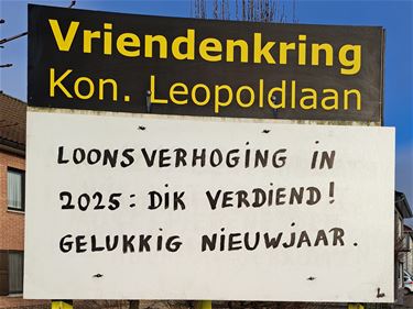 Gelukkig nieuwjaar van in de Leopoldlaan - Lommel