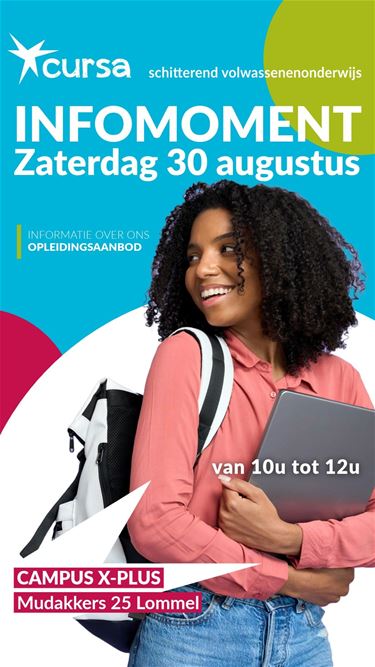 Lommel - Gezellige drukte tijdens infomoment CVO Cursa