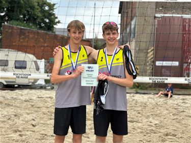 Gijs Evens Vlaams kampioen beachvolley U16 - Lommel