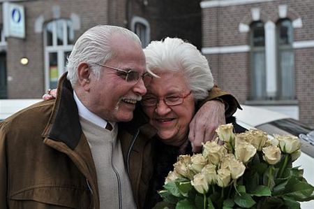 Gouden bruiloft in de Eindestraat - Overpelt