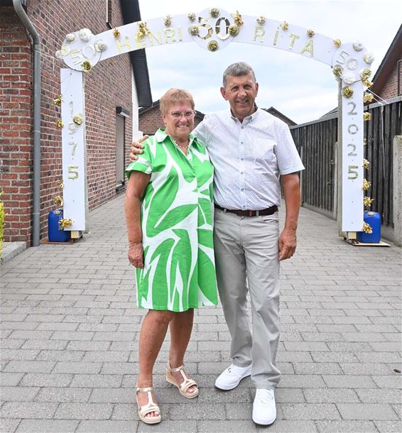 Gouden bruiloft voor Henri en Rita - Pelt