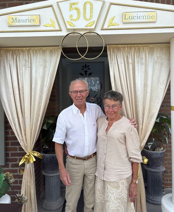 Gouden bruiloft voor Maurice en Lucienne - Pelt