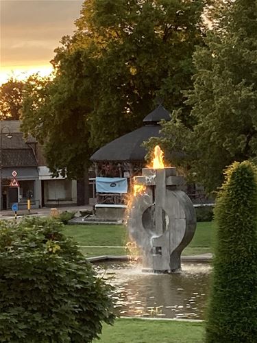 Gouden fontein in Achel - Hamont-Achel