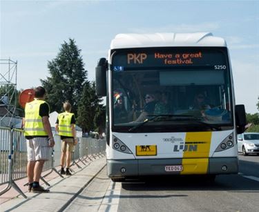 Gratis Pukkelpop-nachtbussen naar Peer - Peer