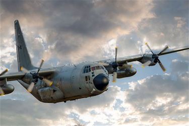 Hamont-Achel - Grensoverschrijdende oefening met C-130