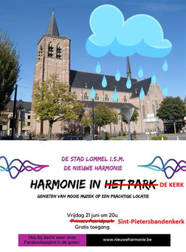 Harmonie, niet in het park maar in de kerk - Lommel