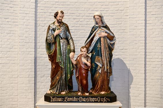 Heilige familie terug in de kerk van Paal - Beringen